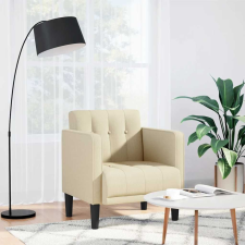 vidaXL krém szövet kanapészék karfás szék 53 cm bútor