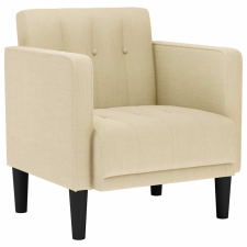 vidaXL krém szövet kanapészék karfás szék 53 cm (4100548) bútor