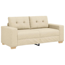 vidaXL krém szövet loveseat kanapé 140 cm (4105085) bútor