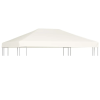 vidaXL Krémfehér pavilon tetőponyva 310 g/m², 4 x 3 m