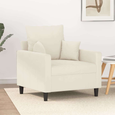 vidaXL krémszínű bársony kanapéfotel 60 cm bútor