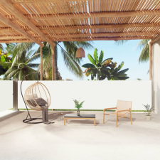 vidaXL krémszínű behúzható oldalsó napellenző 140 x 1000 cm kerti bútor