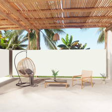 vidaXL krémszínű behúzható oldalsó napellenző 180 x 1000 cm kerti bútor