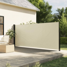 vidaXL krémszínű behúzható oldalsó napellenző 180 x 300 cm kerti bútor
