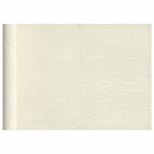 vidaXL krémszínű erkélyparaván 100% oxford poliészter 75 x 800 cm kerti bútor
