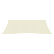 vidaXL krémszínű HDPE napvitorla 160 g/m² 6 x 8 m (311195) kerti bútor