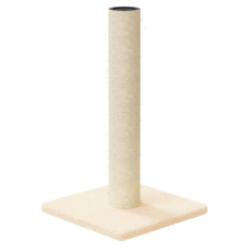 vidaXL krémszínű kaparóoszlop 22 x 22 x 45 cm (171675) macskafelszerelés