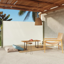 vidaXL krémszínű kihúzható oldalsó terasznapellenző 170 x 300 cm kerti bútor