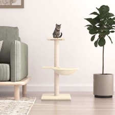 vidaXL krémszínű macskabútor szizál kaparófákkal 72 cm macskabútor