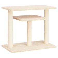 vidaXL krémszínű macskakaparófa emelvényekkel 62,5 cm (172046) macskafelszerelés