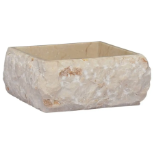vidaXL krémszínű márvány mosdókagyló 30 x 30 x 13 cm szaniter