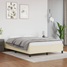 vidaXL krémszínű műbőr ágykeret 140x200 cm ágy és ágykellék