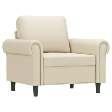 vidaXL krémszínű műbőr kanapéfotel 60 cm (359495) bútor
