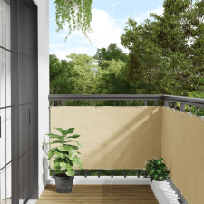 vidaXL Krémszínű pvc kerti betekintésgátló paraván 300 x 75 cm kerti bútor