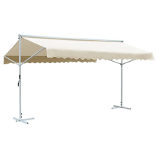 vidaXL krémszínű szabadon álló napellenző 600 x 300 cm kerti bútor