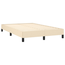 vidaXL krémszínű szövet ágykeret 120 x 190 cm (3269610) ágy és ágykellék