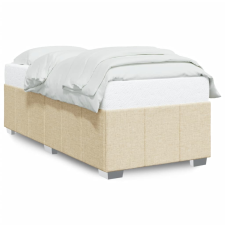 vidaXL krémszínű szövet ágykeret 90x200 cm (3284809) ágy és ágykellék