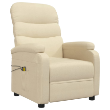 vidaXL krémszínű szövet elektromos masszázsfotel (3073703) masszázsfotel