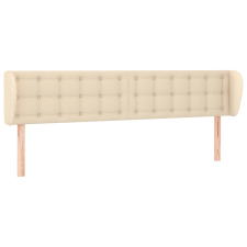 vidaXL krémszínű szövet fejtámla 183x23x78/88 cm (3117597) ágy és ágykellék