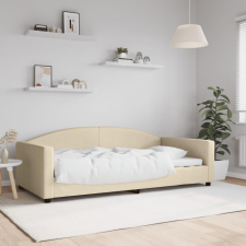 vidaXL krémszínű szövet kanapéágy 100 x 200 cm ágy és ágykellék