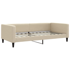 vidaXL krémszínű szövet kanapéágy 100 x 200 cm (353992) ágy és ágykellék