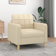 vidaXL krémszínű szövet kanapéfotel 60 cm bútor