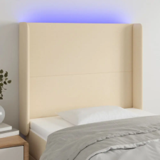 vidaXL krémszínű szövet LED-es fejtámla 103x16x118/128 cm ágy és ágykellék