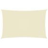 vidaXL Krémszínű téglalap alakú oxford-szövet napvitorla 2 x 5 m