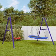 vidaXL kültéri hintaszett hintával és fészekhintával játszótér