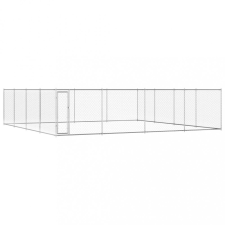 vidaXL Kültéri horganyzott acél kutyakennel 760 x 760 x 195 cm kutyafelszerelés