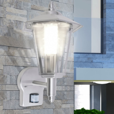 vidaXL kültéri szenzoros rozsdamentes acél fali lámpa kültéri világítás