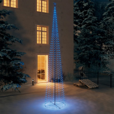 vidaXL Kúp alakú karácsonyfa 752 kék LED-del 160 x 500 cm műfenyő