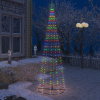 vidaXL kúp alakú karácsonyfa-dekoráció 330 színes LED-del 100 x 300 cm