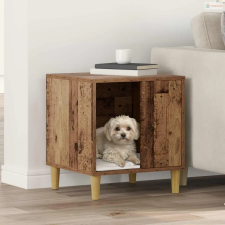 vidaXL Kutyaház Öreg fa 44 x 42 x 49 cm Faanyag szállítóbox, fekhely kutyáknak
