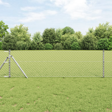 vidaXL Láncos kerítés 0,6x25 m Galvanizált acél építőanyag