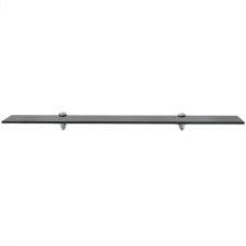vidaXL lebegő polc üveg 80x20 cm 8 mm (243791) bútor