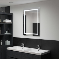 vidaXL LED-es fürdőszobai tükör érintésérzékelővel 60 x 80 cm fürdőszoba bútor