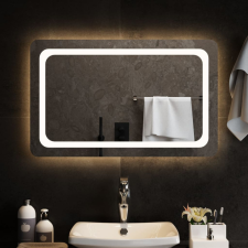 vidaXL LED-es fürdőszobatükör 80 x 50 cm bútor