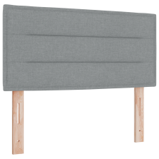 vidaXL LED Fejtámla Csíkos Design Világosszürke 80 cm Szövet (3337964) ágy és ágykellék