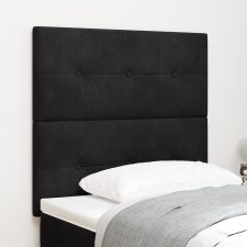 vidaXL LED Fejtámla Fekete 80 cm Bársony ágy és ágykellék