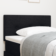 vidaXL LED Fejtámla Gombtufolt Fekete 80 cm Szövet ágy és ágykellék