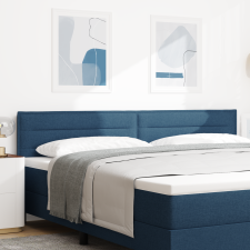 vidaXL LED Fejtámla Modern Vonal Dizájn Kék 100 cm Szövet ágy és ágykellék