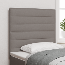 vidaXL LED Fejtámla Vonalkázott Dizájn Topszínű 100 cm Szövet ágy és ágykellék