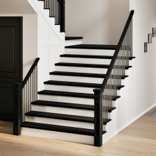 vidaXL lépcsőfokok 12 db Sötétbarna 110x30x2 cm tömör fa tölgyfa lakástextília