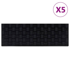 vidaXL lépcsőfokok 5 db 25x75 cm-es gumival lakástextília