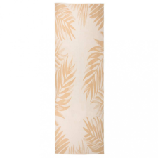 vidaXL Levélmintás lapos szövésű kültéri szőnyeg 80 x 250 cm lakástextília