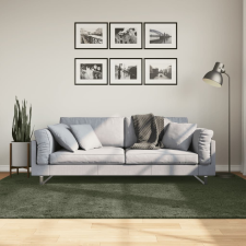 vidaXL lombzöld rövid szálú puha és mosható szőnyeg 160 x 230 cm lakástextília