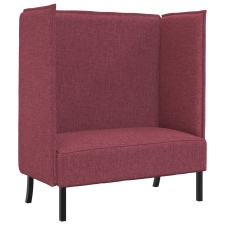 vidaXL Magas Háttámlású Kanapé Burgundi Vörös 109x56x121 cm Szövet (42010835) bútor