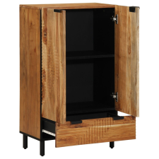 vidaXL Magas vitrin 60x33x100 cm Tömör akácfából bútor