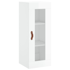 vidaXL magasfényű fehér fali szekrény 34,5 x 34 x 90 cm (828886) bútor